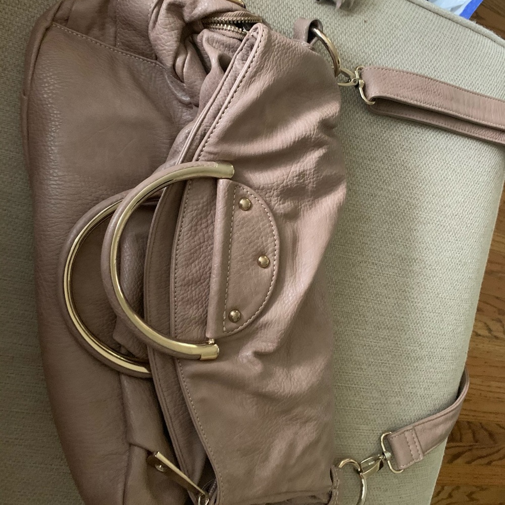 Leather convertible bag